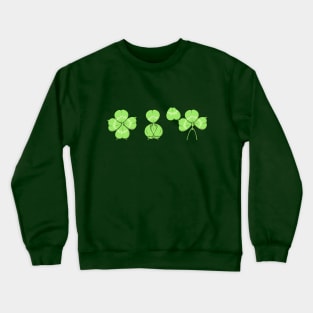 St Patricks Day clover Crewneck Sweatshirt